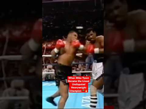 WHEN MIKE TYSON MADE HISTORY #boxing #fight #highlights