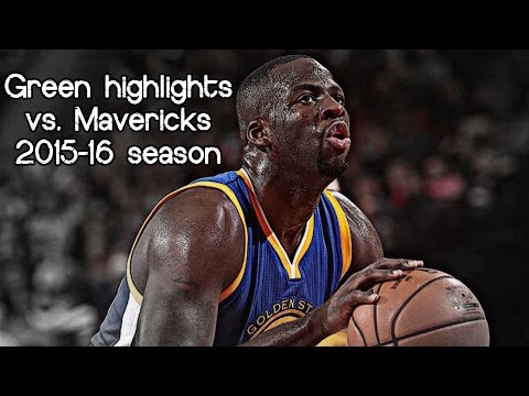 Draymond Green 15 pts & 8 ast @ Mavericks (NBA RS 2015/2016) - 18.03.2016
