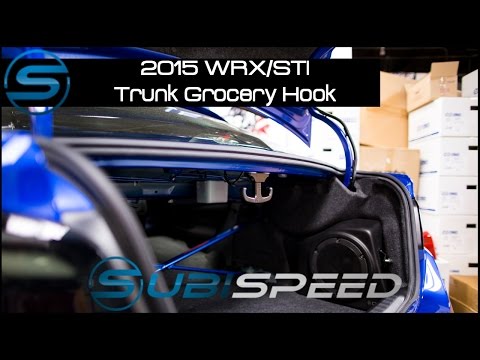 Subispeed - Subaru Trunk Grocery Hook Install