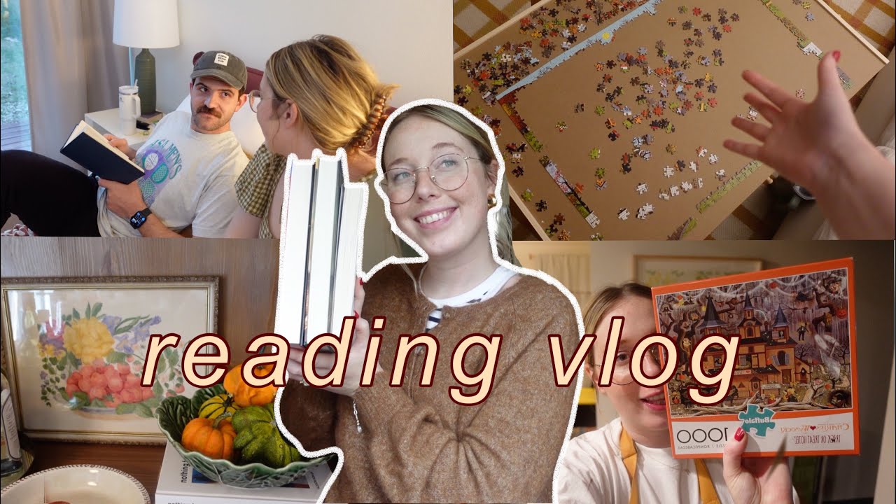 cozy reading vlog: i read 3 entire books in 3 days 📚🤯