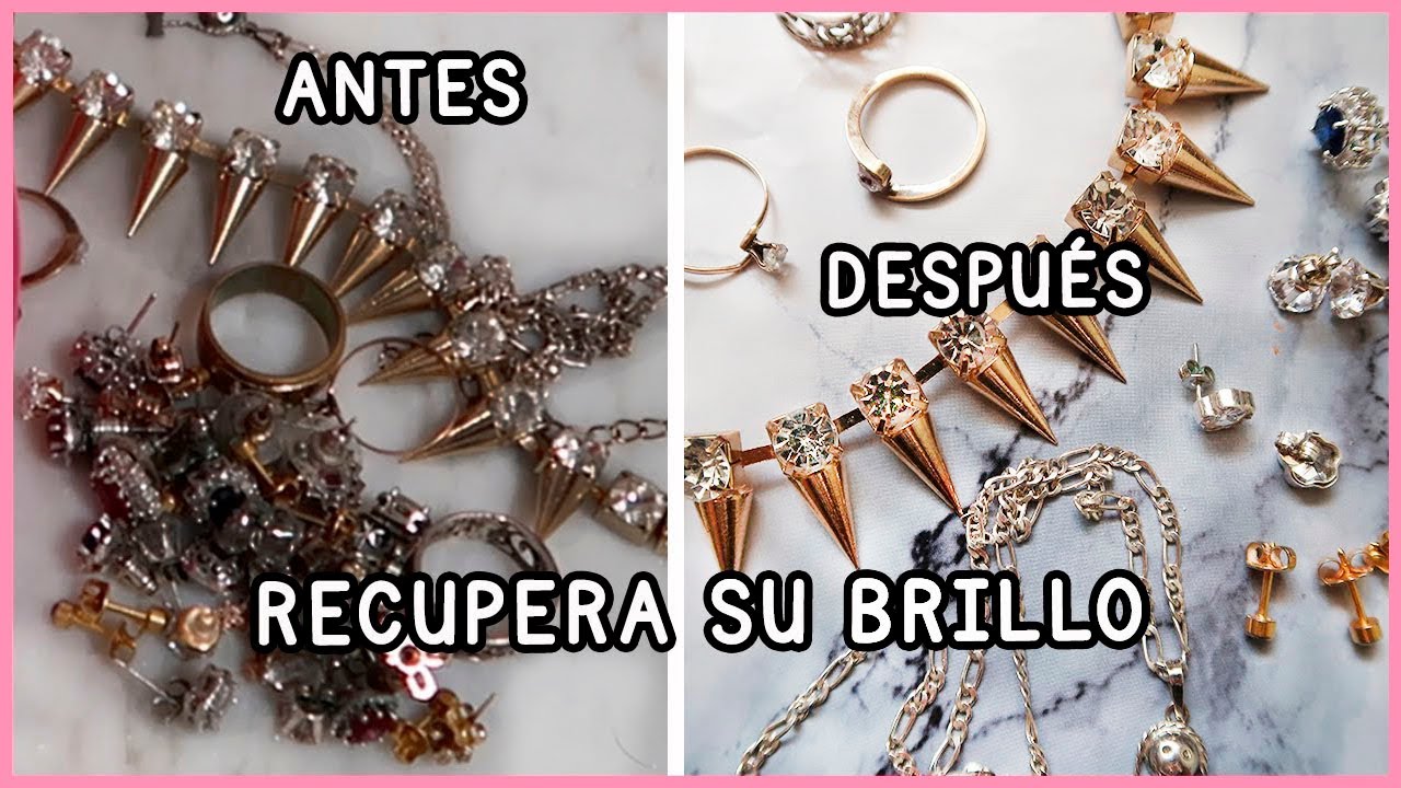 LIMPIAR JOYERÍA Y BISUTERÍA CON 2 INGREDIENTES SÚPER FÁCIL EN CASA | Lau Kudo