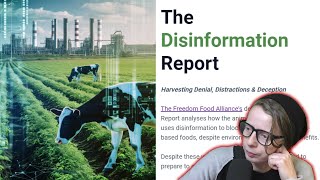 LIVE: SHOCKING - Meat Industry Using ‘Misinformation’ to Block Dietary Change