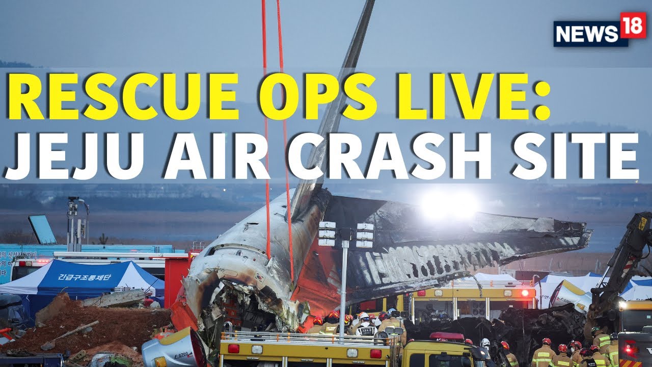 LIVE: Rescue Workers Continue To Look For Remains Of 2 Victims | South Korea Plane Crash LIVE | N18G