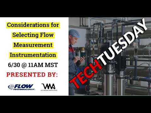 How to Select a Flow Meter video by FTI Flow Technologies