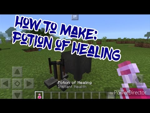 How to Make Healing Potion!!! (Minecraft PE)