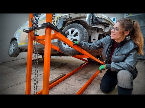 Самоделка, которая ПЕРЕВЕРНЁТ твою тачку! Сварила ОПРОКИДЫВАТЕЛЬ для гаража!