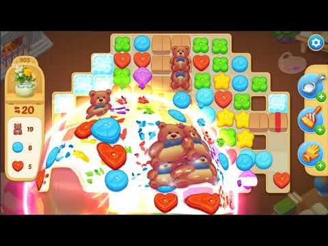 Matchington Mansion Level 905 - 909 | MICRO GAMEPLAY HD