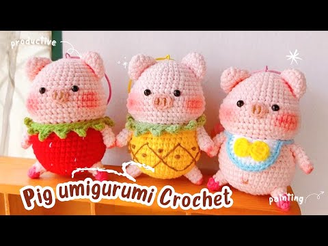Heo Dâu Tây & Heo Dứa (Móc Khóa)