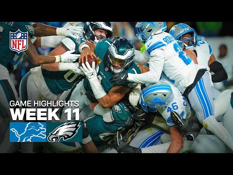 Detroit Lions vs Philadelphia Eagles Game Highlights | 2025 NFL Season Week 11