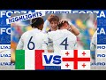 Highlights: Italia-Georgia 5-0 | Campionato Europeo UEFA Under 19 | Elite Round