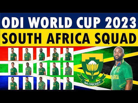 South Africa ICC ODI World Cup 2023 Squad: South Africa squad for ICC ODI World Cup 2023.