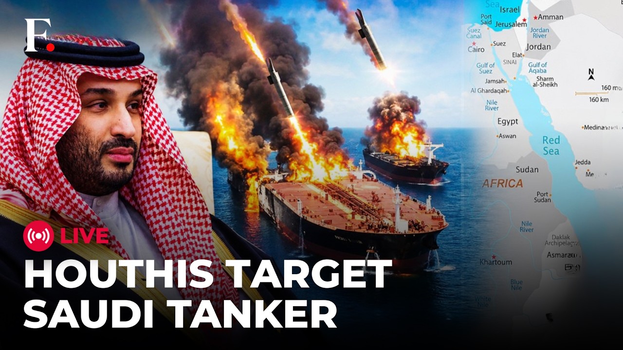 RED SEA CRISIS LIVE: Yemen's Houthis Claim Strike on Saudi Ship | Global Shipping Down at Risk?