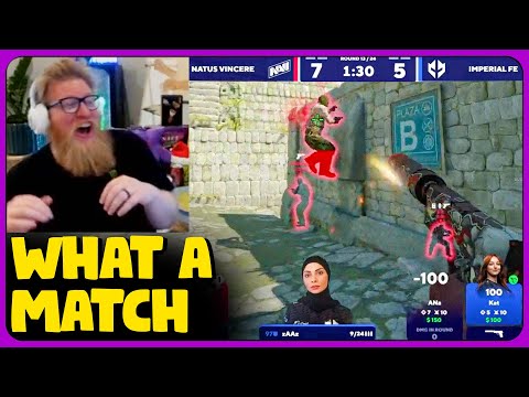 fl0m Reacts to Imperial Female vs Na'Vi at BLAST Bounty