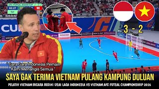 Download lagu VIETNAM MADE TO CRY! Vietnamese Futsal Coach Dares to Say This After Indonesia vs. Vietnam Match mp3