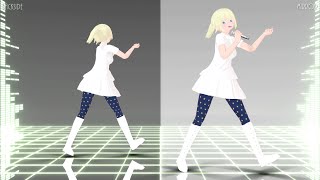 【MMD】シル・ヴ・プレジデント[Sʼil vous President](1番サビ付近だけShort ver.)[back side ＆ mirror][60fps]【マクネナナカバー】