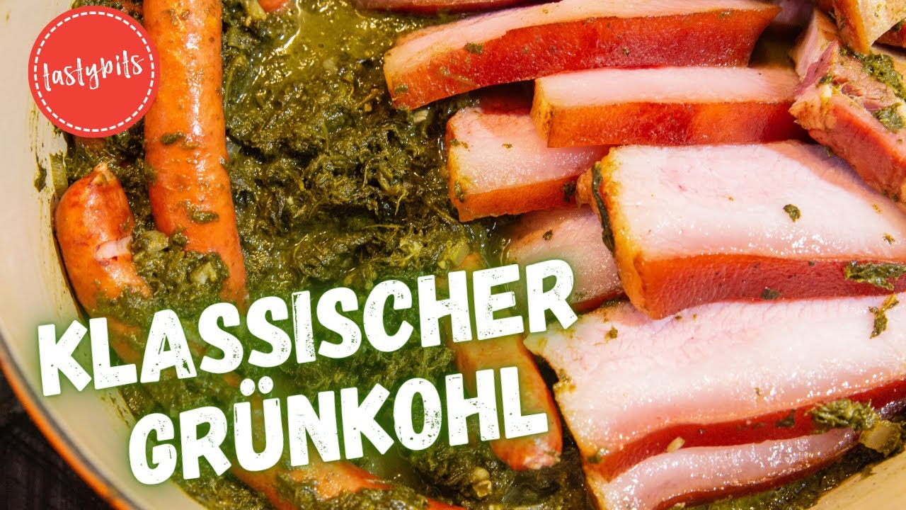 Deftigen Grünkohl kochen und zubereiten - mit Kasseler, Schweinebacke & Kohlwurst