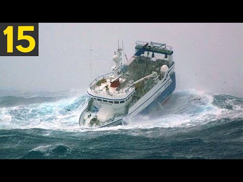 15 Ships Caught in HORRIBLE Storms