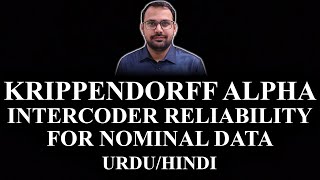Krippendorff Alpha Inter-Coder Reliability Test in SPSS for Nominal Data (Yes/No)-Urdu/Hindi