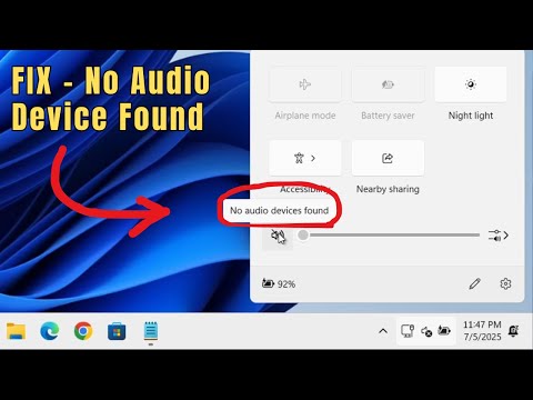 Fix "No Audio Device Installed" on Windows 10/11 — 6 Easy Solutions!