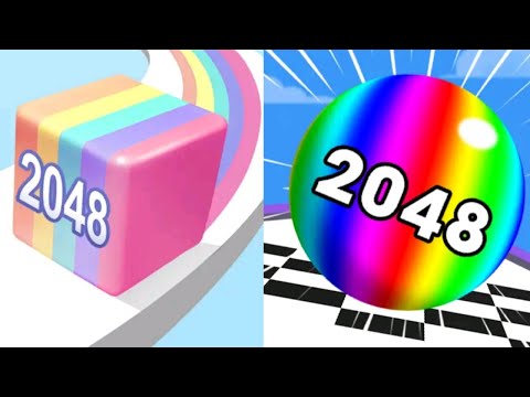 BALL RUN INFINITY VS JELLY RUN 2048 Android,ios Gameplay