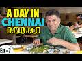 Ep 7 Chennai Mari Hotel Pondy Bazaar Sangeetha Veg Marina Beach Tamil Nadu Tour