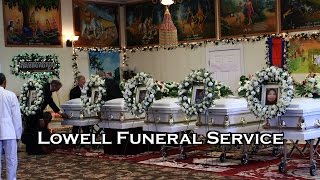Funeral Service for Lowell Fire Victims