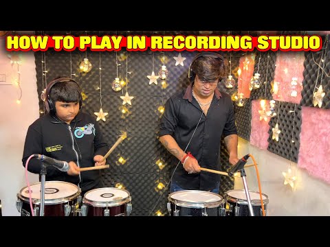 HOW TO PLAY IN RECORDING STUDIO | Janny Dholi And Students