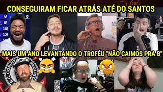REAÇÕES dos CORINTIANOS PUTASSOS APÓS FICARAM ATRÁS DO SANTOS NO BRASILEIRÃO