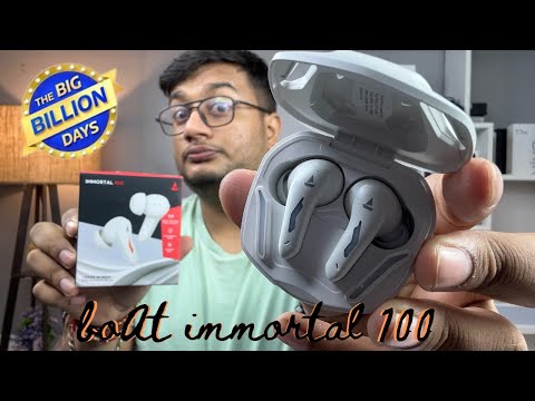 Thumbnail for boAt immortal 100 unboxing and review || Flipkart big billion days launch