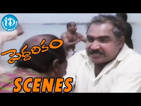 Peddarikam Movie - Jagapathi Babu And Chandra Mohan Fight Scene || Sukanya