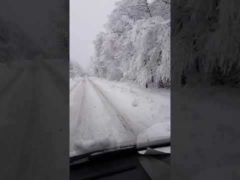 Iarna in Oltenia Madulari Valcea.