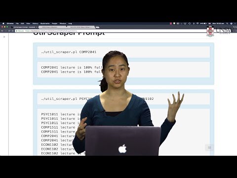 COMP2041/COMP9041 - Simple Web Scraping, Part 1: Introduction and Skeleton