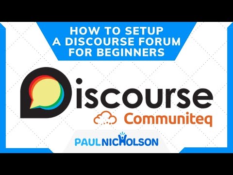 How To Setup A Discourse Forum For Beginners - Communiteq Example
