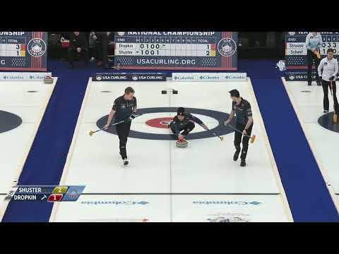 Korey Dropkin Runback for Three vs Shuster - US Nationals - February 2024