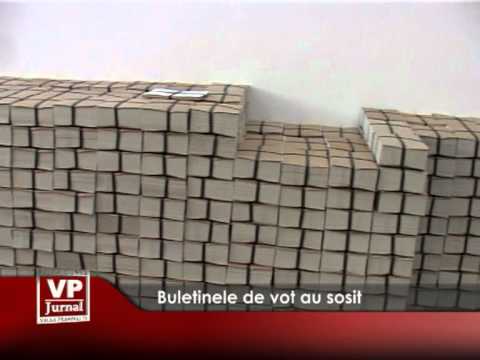 Buletinele de vot au sosit