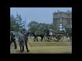 (1896) The first Traffic Webcam ever. Hyde Park, London.  [4k, 60fps, Colorized]