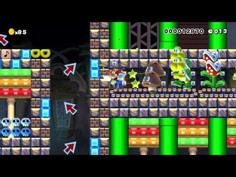 MARIO MAKER NIVEAU DE TCHAD (speed run 40 secondes)