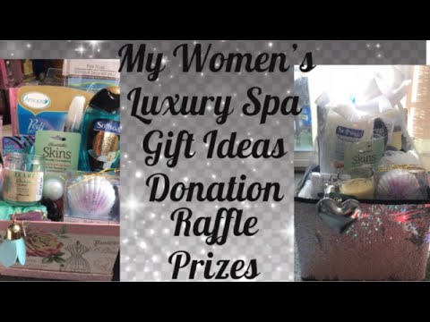 Women’s Luxury Spa Gift Baskets Raffle baskets for Charity. Ways I put my stockpile to good use Video