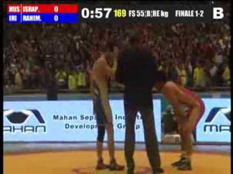 Finale FS 55 Kg (RUS) ISRAPILOV Nariman vs (IRI) RAHIMI Hassan Farman