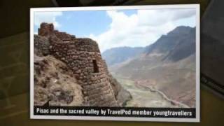 preview picture of video 'The never-ending staircase Youngtravellers's photos around Pisac, Peru (never ending staircase)'