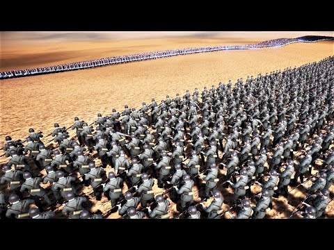 1.5 Million Nazi German Soldiers Vs 25,000 Jedi | Ultimate Epic Battle Simulator 2 | UEBS2
