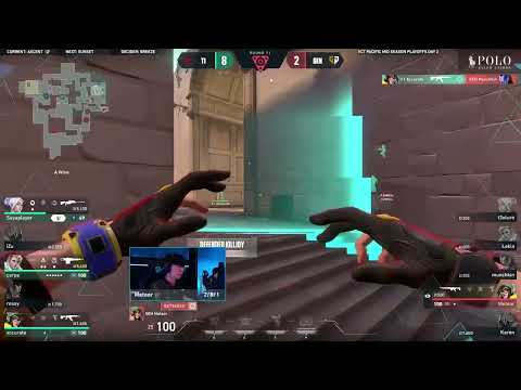 Meteor CAUGHT by Killjoy ULT from Xccurate | GEN vs. T1 - VCT Pacific - Mid-season Playoffs