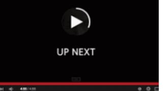 How do I get one of my videos to play NEXT after my current video is finished playing?