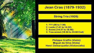 Jean Cras (1879-1932) – String Trio (1926)