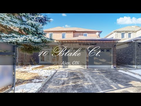 10 Blake Ct, Ajax, ON