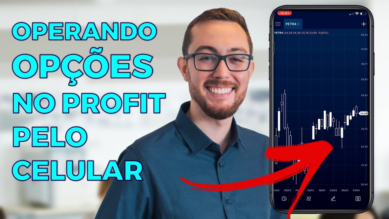 COMO OPERAR AÇÕES E OPÇÕES PELO CELULAR NO PROFIT