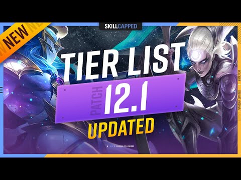 UPDATED TIER LIST for PATCH 12.1! - League of Legends