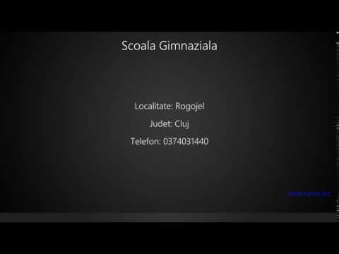 Scoala Gimnaziala Rogojel