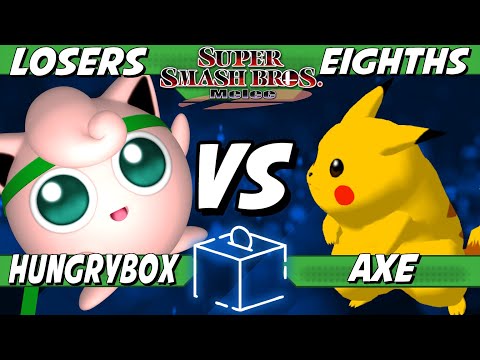 Coinbox 56 - Hungrybox (Jigglypuff) vs Axe (Pikachu) Losers Eighths - Smash Melee