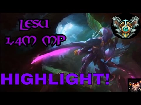 Lesu - Master Division - Kha'Zix Hihglight (1,5M Mastery Point) [NA]